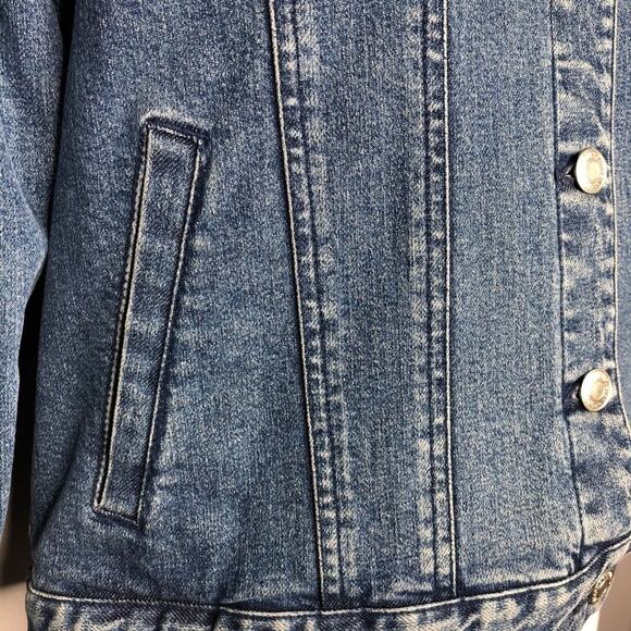 PENDLETON Denim Jacket Womens Size Small Jean Grunge Elevated Indie Downtown - Picture 3 of 7